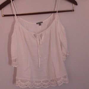 Classic white off the shoulder